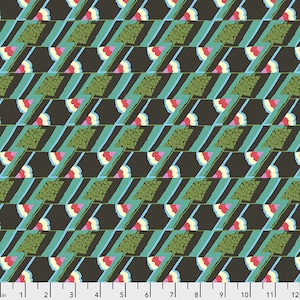 Balance in Meadow Natural Beauty Fabric by Amy Butler