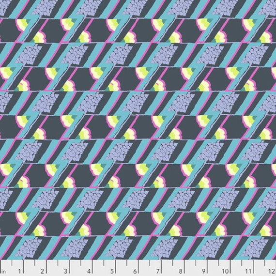 Balance in Aqua Natural Beauty Fabric by Amy Butler