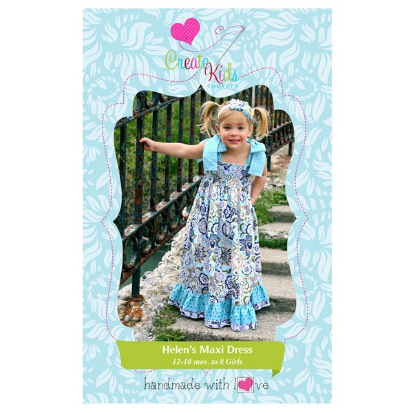 Helen's Maxi Dress Pattern by Create Kids Couture