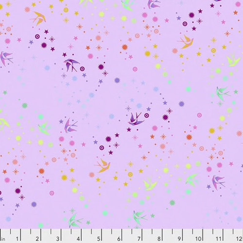 Fairy Dust in Lavender True Colors by Tula Pink