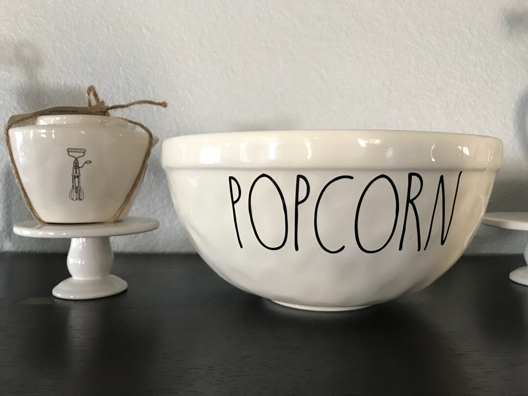 Rae Dunn Inspired Popcorn Vinyl Decal Etsy