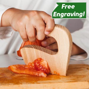 Child gift, montessori knife, kids wooden knife, toddler knife, pretend play kitchen, vegetable and fruit cutter, christmas gift, safe knife