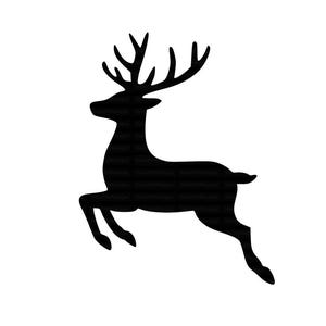 Reindeer Silhouette svg png dxf eps | Christmas Deer Clipart for Cricut & Laser Cutting | Holiday Reindeer Vector