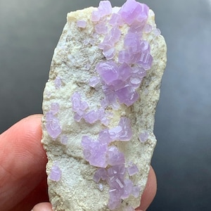 Natural Purple Colour Apatite Crystals On Matrix Combine Specimen From Afghanistan Mine,Apatite Specimen.20 Grams