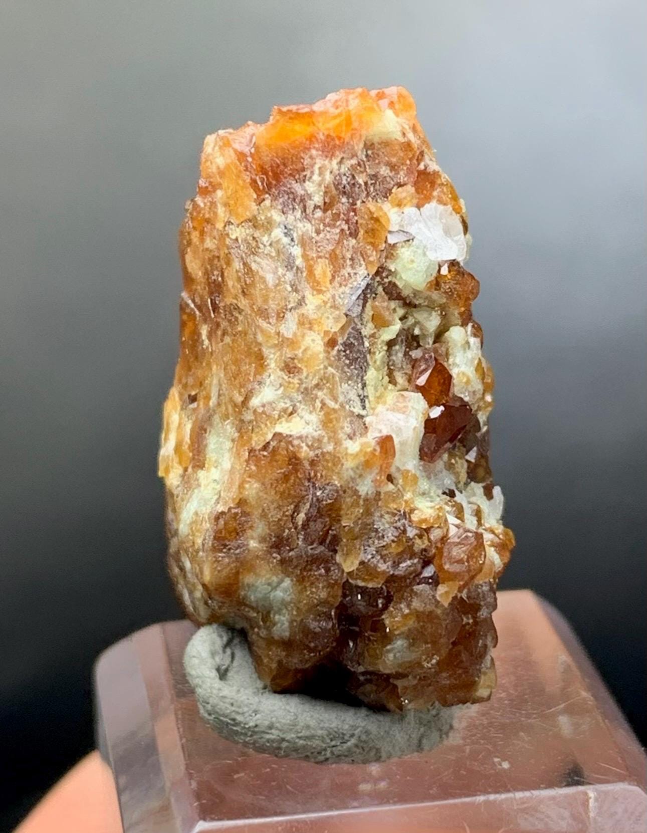 Natural Orange Colour Garnet Specimen From Zagi Mine. 11 Grams