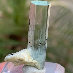 Natural Sky Blue Colour Transparent Aquamarine Crystal From Skardu Mine,Natural Minerals,Aquamarine Specimen,2.5 Grams