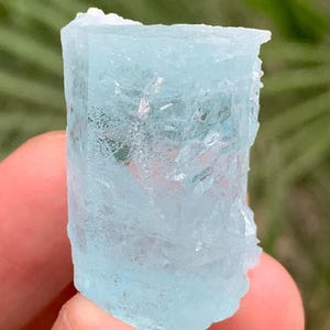 Natural Sky Blue Colour Etched Aquamarine Crystal From Skardu Mine,Natural Minerals,Aquamarine Specimen.15 Grams