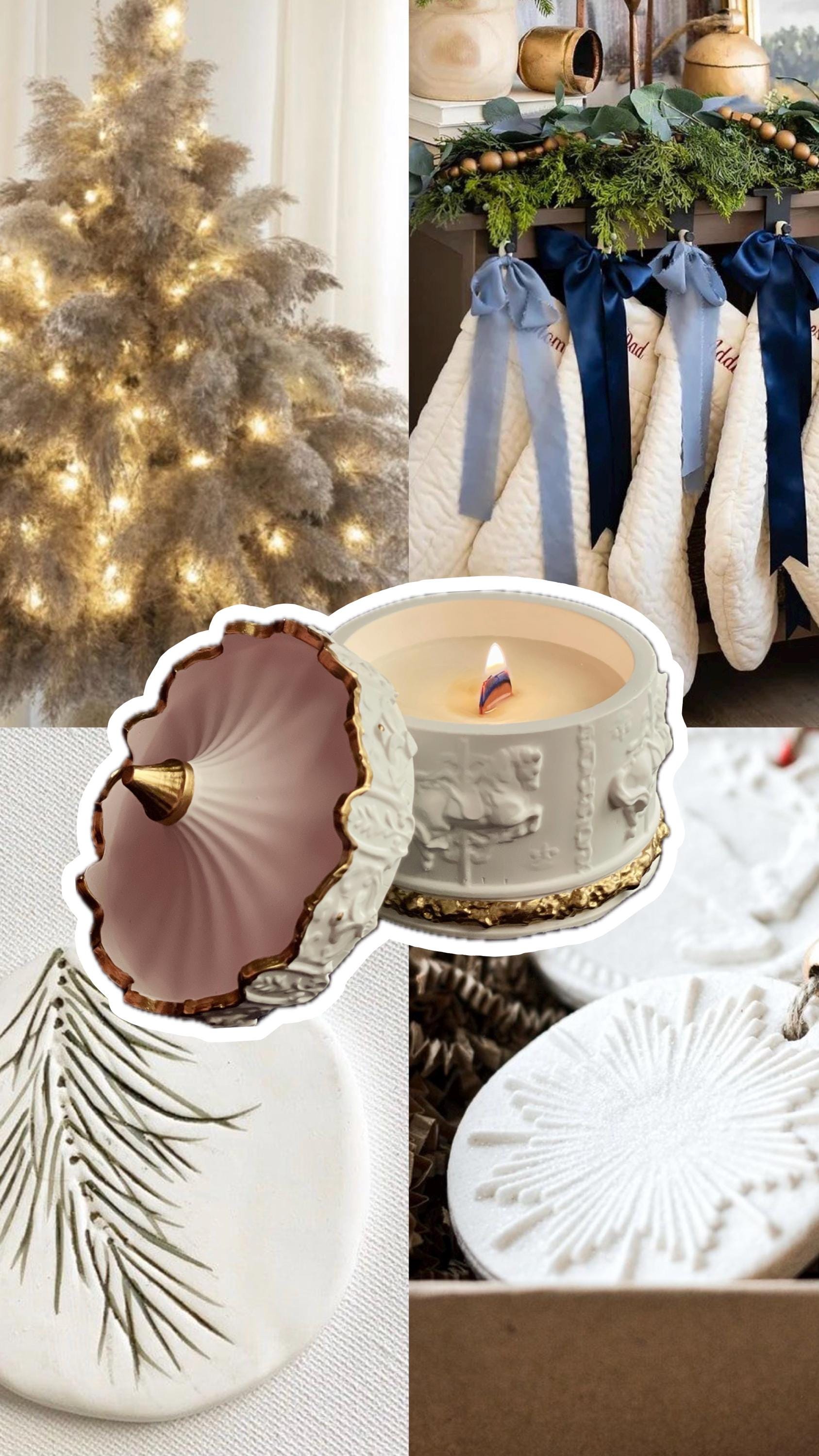 Handmade Carousel Candle – Gypsum Hand-painted Jar With Soy Wax ...