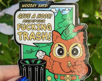 Give a Hoot Sticker
