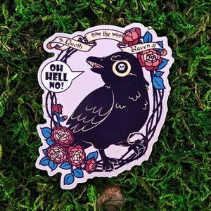 Quoth the Raven Ikarus Sticker