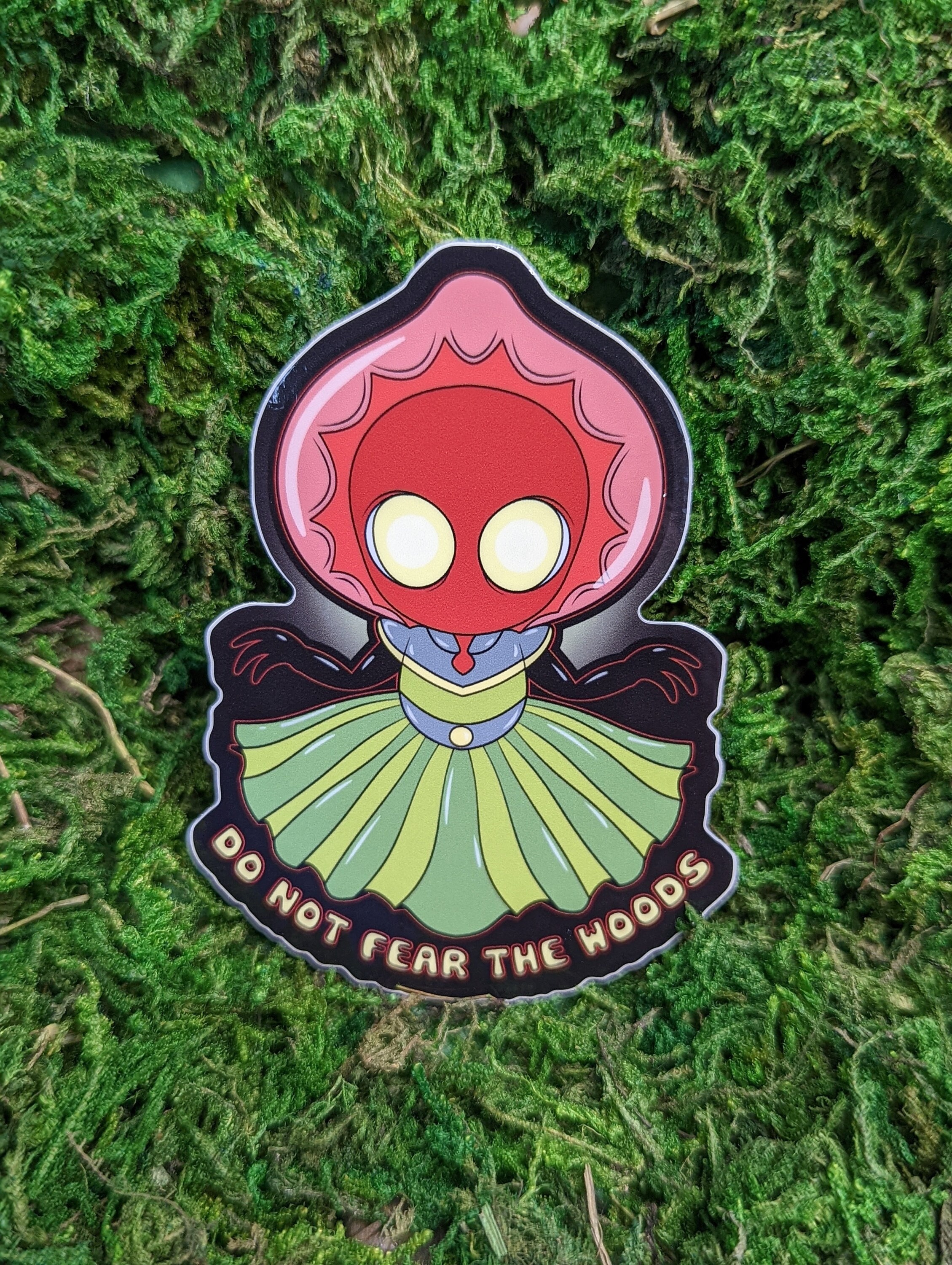 Braxxie the Flatwoods Monster Vinyl Sticker - Etsy