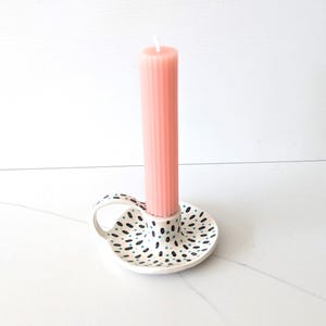 Handmade Ceramic Candle Holder | ONE Holder | Ready to Ship