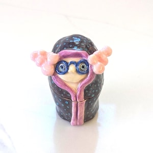Handmade Ceramic Trinket Pot | Potty Patty | Jewelry Box | Ready to Ship
