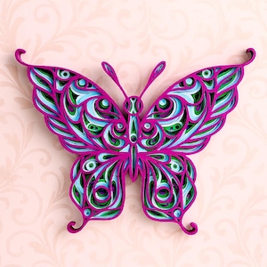 Mandala Butterfly Wall Decor
