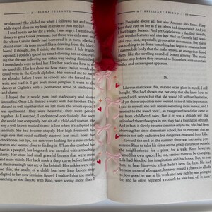 Small Acrylic Bookmark with Printed Design and Ribbon Tassel image 19