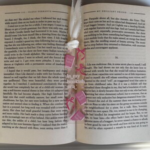 Small Acrylic Bookmark with Printed Design and Ribbon Tassel image 16