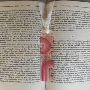 Small Acrylic Bookmark with Printed Design and Ribbon Tassel image 14