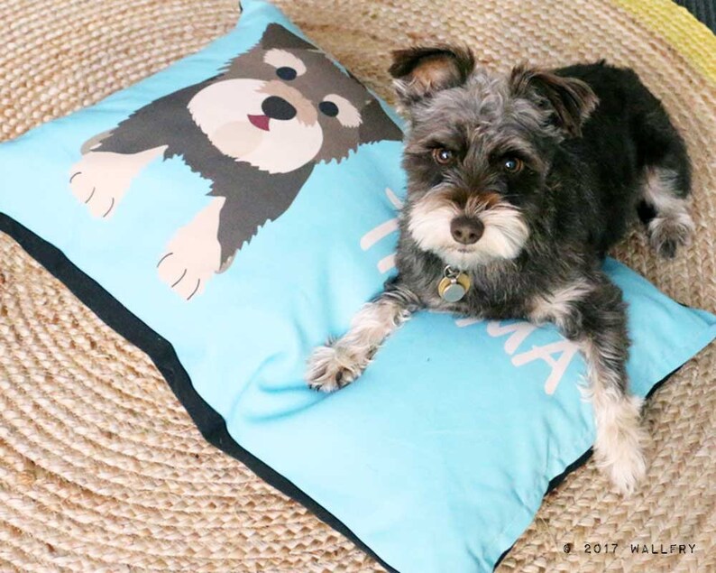 Custom Dog Bed. Personalized With Name and Picture of YOUR Etsy