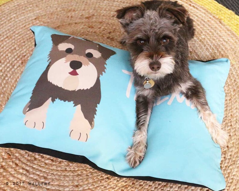 Custom Dog Bed. Personalized With Name and Picture of YOUR Etsy