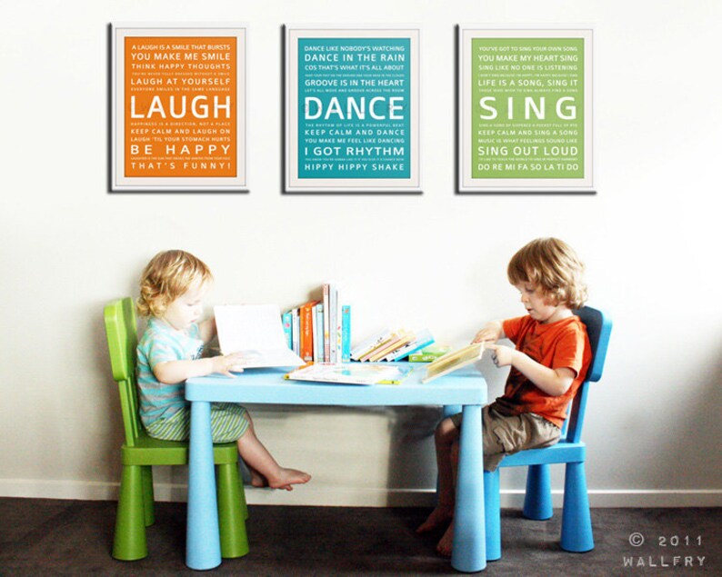 Children Wall Art. Baby Nursery Art Print. Typography Art for | Etsy
