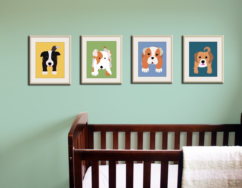 Dog Prints for Kids. Nursery Art for Children Art. Kids Wall | Etsy