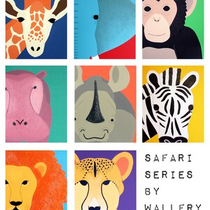 Personalized children art Zebra Print baby nursery art. Safari | Etsy