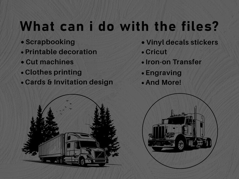 Dig Rig Svg Semi Truck SVG PNG Clipart, Big Rig Silhouette, Semi Truck Cut File - Etsy