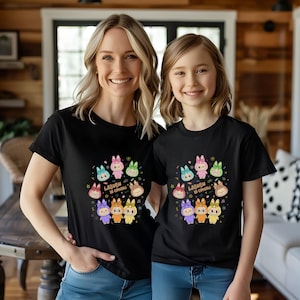 Labubu Shirt,Cute Cartoon T-Shirt , Gift for Her, Soft Graphic Tee, Trendy Cute Shirt, Aesthetic Kawaii Tee,Custom Labubu Design,Labubu Gift