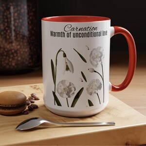 Personalized Birth Month Flower Mug,Birthday Gift Her,Custom Birth Flower Gift,Custom Floral Coffee Mug,Birth Flower Coffee Cup Personalized