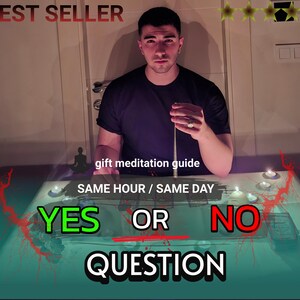 Gleiche Stunde Ja oder Nein Tarot Lesung, 3 Frage Ja Oder Nein Lesung Selbe Stunde, Psychische Lesungen, Geschenk Meditationsführer
