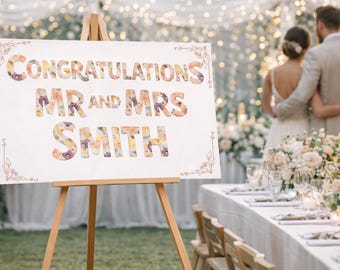 Letras editables e imprimibles en Canva para letreros, diseño floral, alfabeto, decoración para el aula, letras para profesores, descarga digital, letras de monograma.