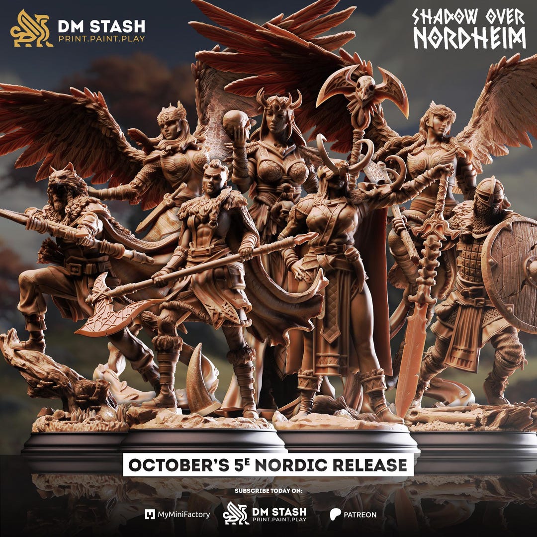 Shadow Over Nordheim Miniatures Vikings Berserkers Norse Myth 3D shadow-over-nordheim-miniatures-vikings-berserkers-norse-myth-3d