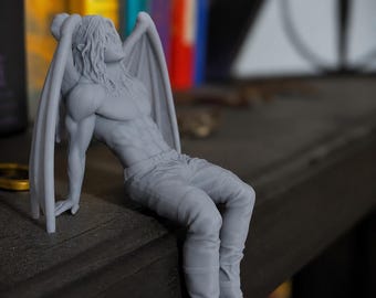 Cassian - Ultra High Definition Resin Print– Shelf Sitter/Book Edge Decor – ACOTAR inspired