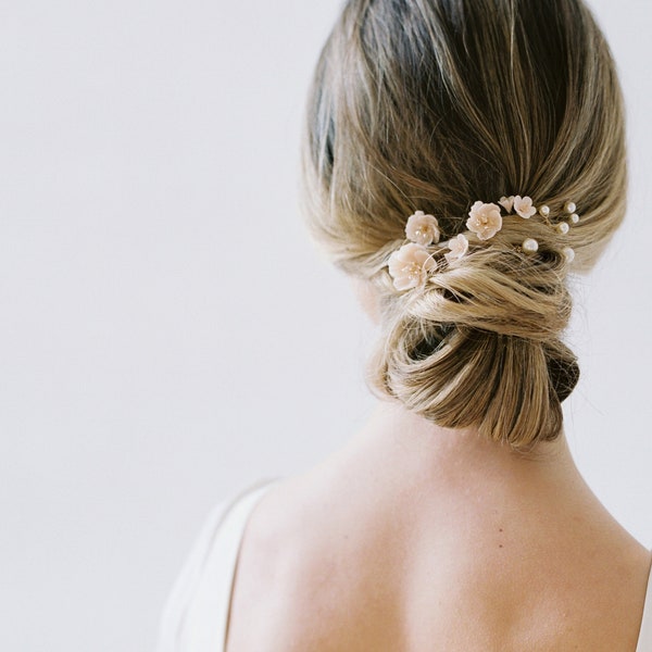 FLIRTEN MIT SPRING Blumen Braut Haarnadeln, Hochzeit Haarnadeln, Blumen Haarnadeln Hochzeit Haarschmuck, Blumennadeln