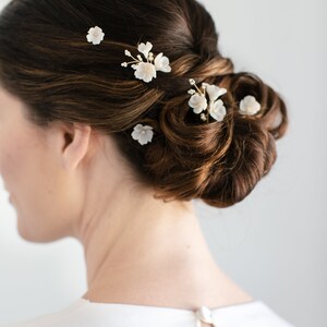 A SPRING AFFAIR floral bridal hair pins, wedding hair pins, floral hair pins Wedding hairpiece, flower pins image 7