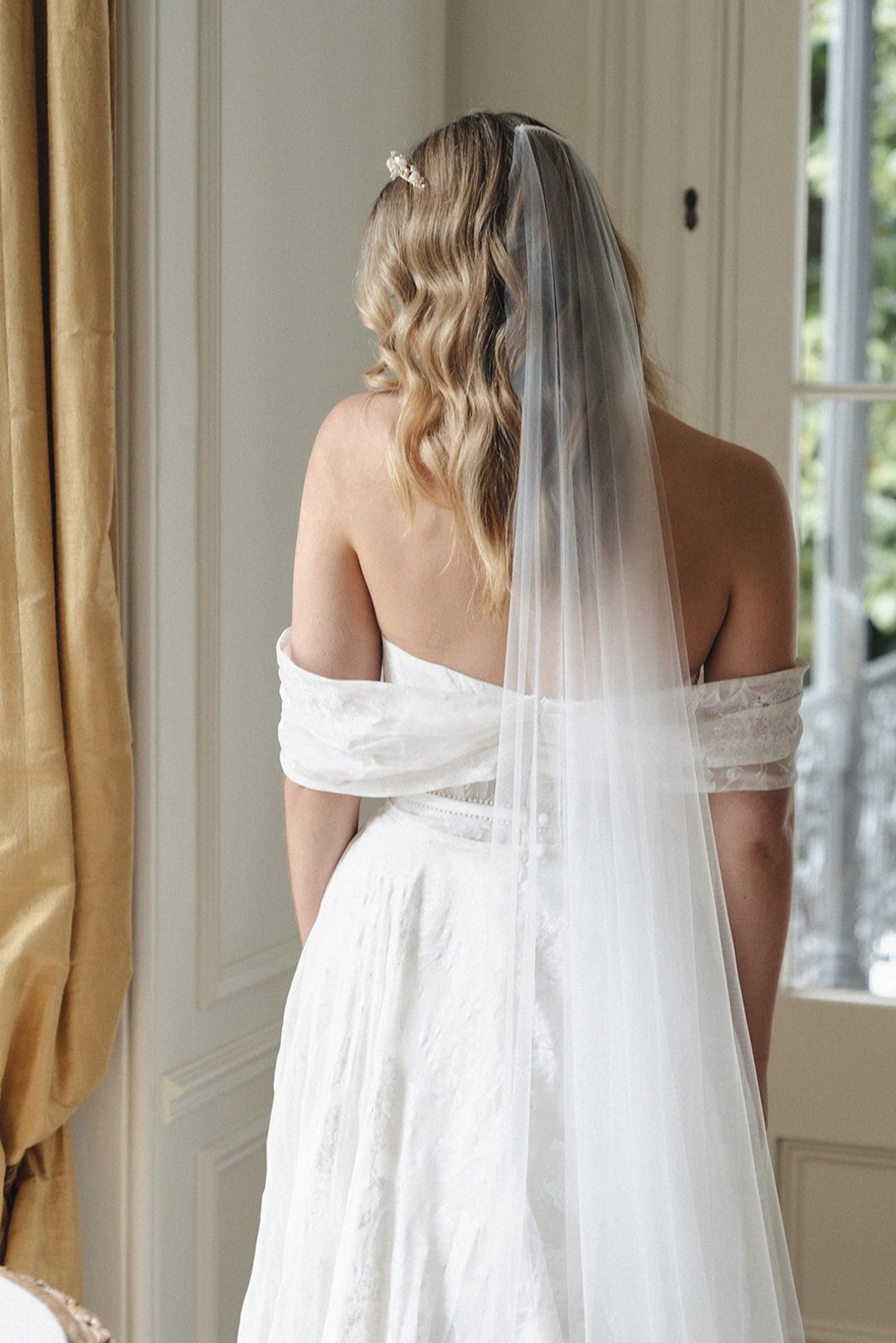 ARIANA Sheer Wedding Veil Modern Wedding Veil Modern Bridal Etsy ariana-sheer-wedding-veil-modern-wedding-veil-modern-bridal-etsy