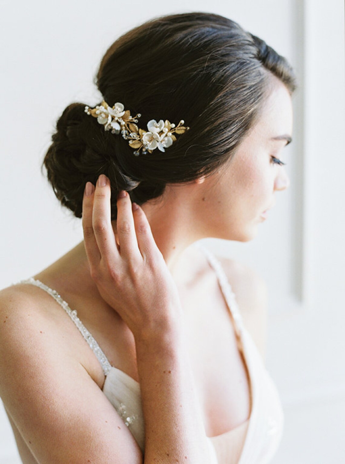 HELLÉBORES Wedding Hair Combs Bridal Hair Combs Floral Hair Etsy Australia