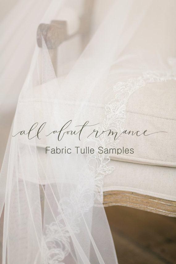 Tulle Samples Bridal Tulle Fabric Samples Standard Tulle Etsy