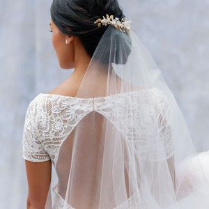 LIANA | Floral Wedding Hair Comb, Flower Hair Vine, Bridal Hair Vine, Bridal Headpiece