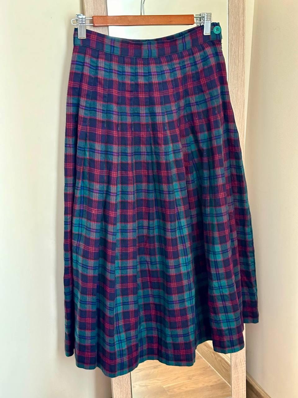 Jupe Marron Laura Ashley - Taille 10 (UK) - Longueur Genoux - Coton - Occasion Très Bon état