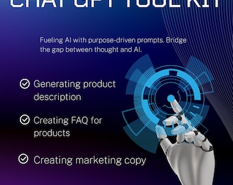 ChatGPT Prompts Toolkit | AI Prompts | Mega Bundle | Instant Download | PLR Resell Rights