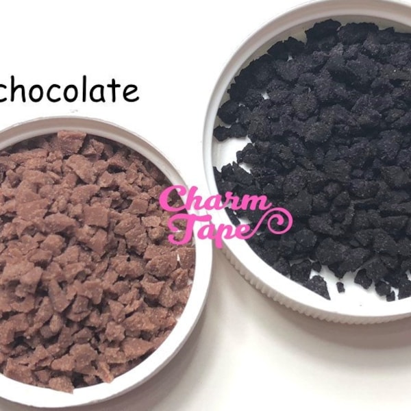 Fake Chocolate / Oreo Cookies & Nuts Sprinkle Topping - 3/15/50 g for Decoden Faux Miniature Fake Food