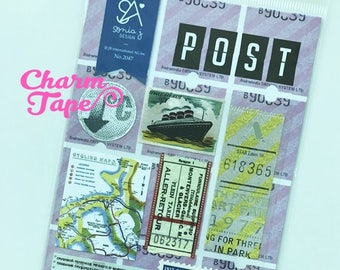 Traveler Stamp stickers by Sonia 1 Sheets SS560