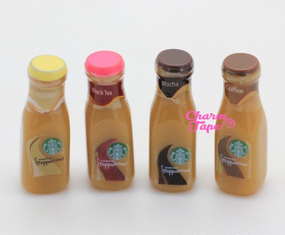 2 Pcs Dollhouse STARBUCKS MINIATURE FRAPPUCCINO MOCHA /& COFFEE Prop Drink 1:6
