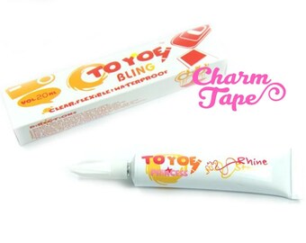 Toyoe Princess Rhinestone Fabric Glue 20ml from Japan