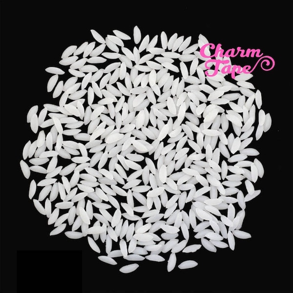 Fake Rice / White Rice / Fake Food - 20 grams Tiny Decoden Faux Miniature Fake Food