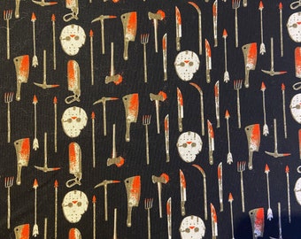 Jason Friday the 13th fabric