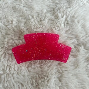 The Pink Sparkle Claw Clip