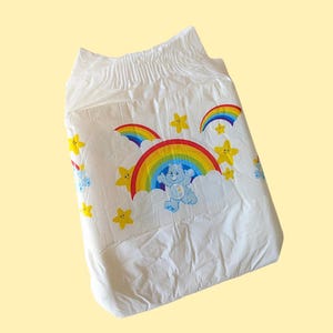 ABDL Bedtime Bear Cloud Clear Diaper Nappy Tapes