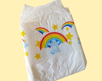 ABDL Gute-Nacht-Bär Wolke Klarsicht-Windel-Tapes